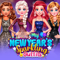 My New Year's Sparkling Outfits Online junior Games on taptohit.com