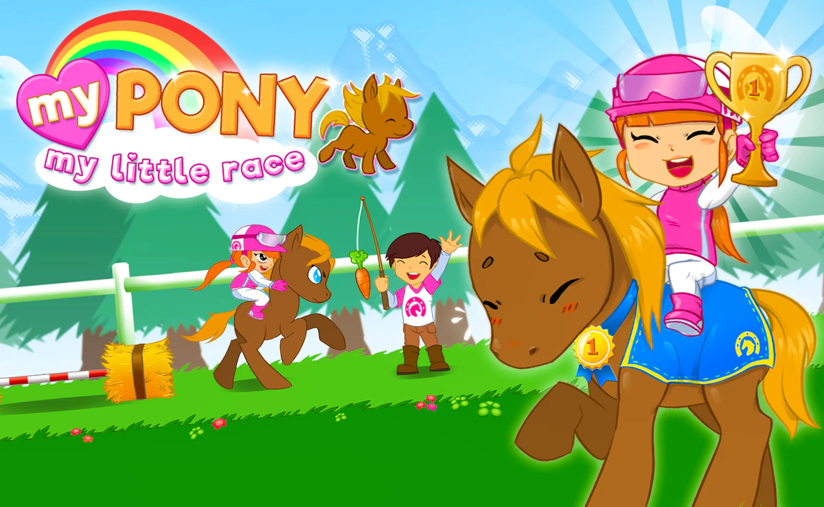 Play My Pony My Little Race — free online Kids game