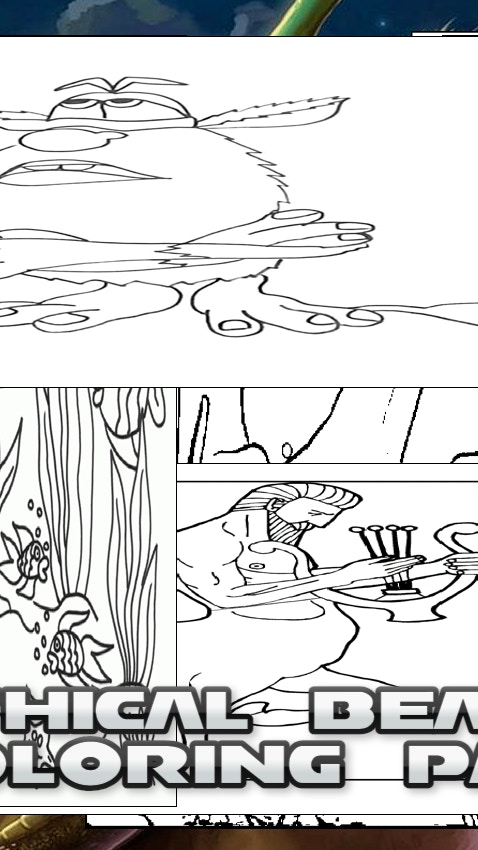 Mythical Beasts Coloring Page