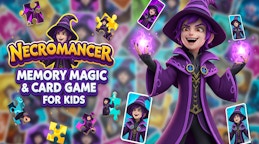 Necromancer Memory Magic & Card Game for Kids