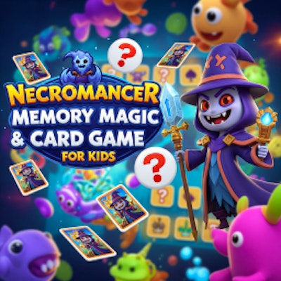 Necromancer Memory Magic & Card Game for Kids By Gamepix