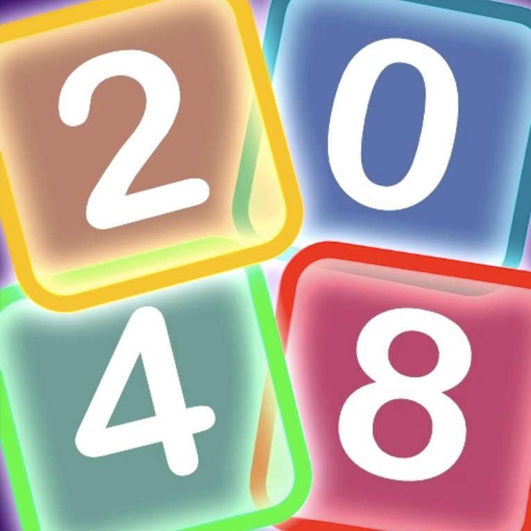 Neon 2048  Play Neon 2048 on PrimaryGames