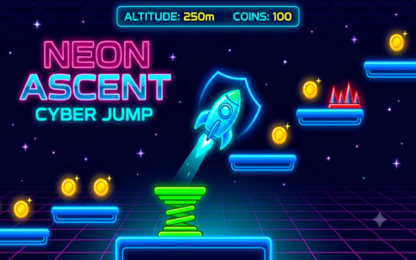 Neon Ascent Cyber Jump