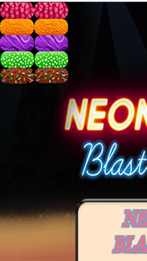 Neon Brick Blast Master