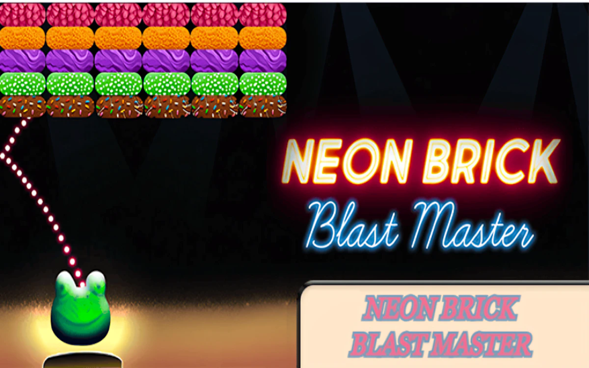 Play Neon Brick Blast Master — free online Arcade game