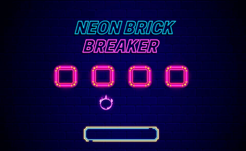 Neon Brick Breaker game thumbnail