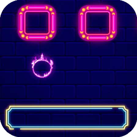 Neon Brick Breaker game thumbnail