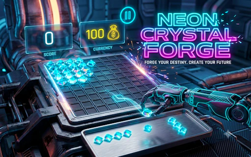 Neon Crystal Forge
