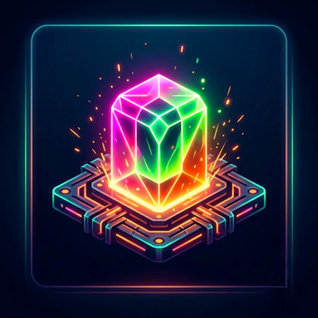 Neon Crystal Forge game thumbnail