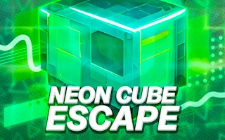 Neon Cube Escape - Story Pixel Avoid-em-up game cover