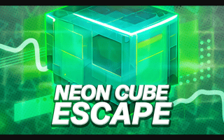 Neon Cube Escape - Story Pixel Avoid-em-up game cover