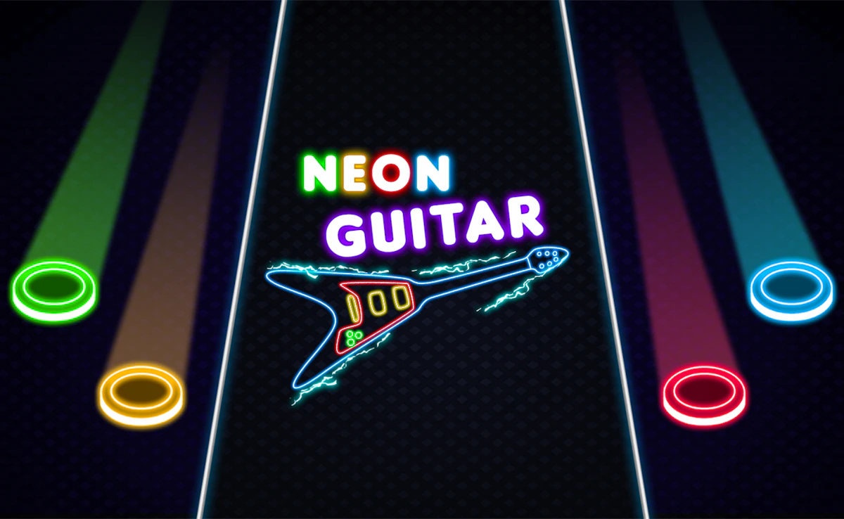 Play Neon Guitar — free online Arcade game