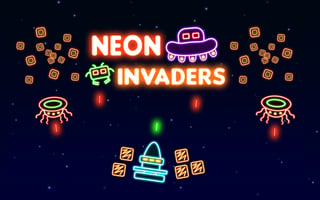 Neon Invaders game cover