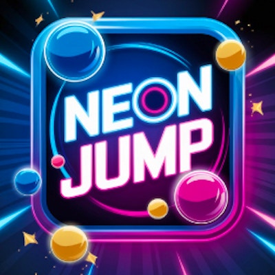 Neon Jump By Gamepix