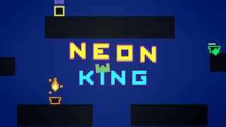 Neon King - A Local Multiplayer Platformer game cover