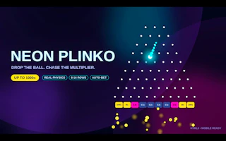 Neon Plinko