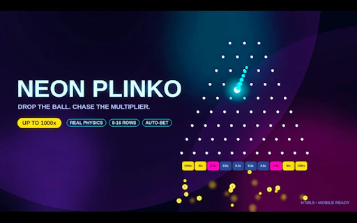 Neon Plinko