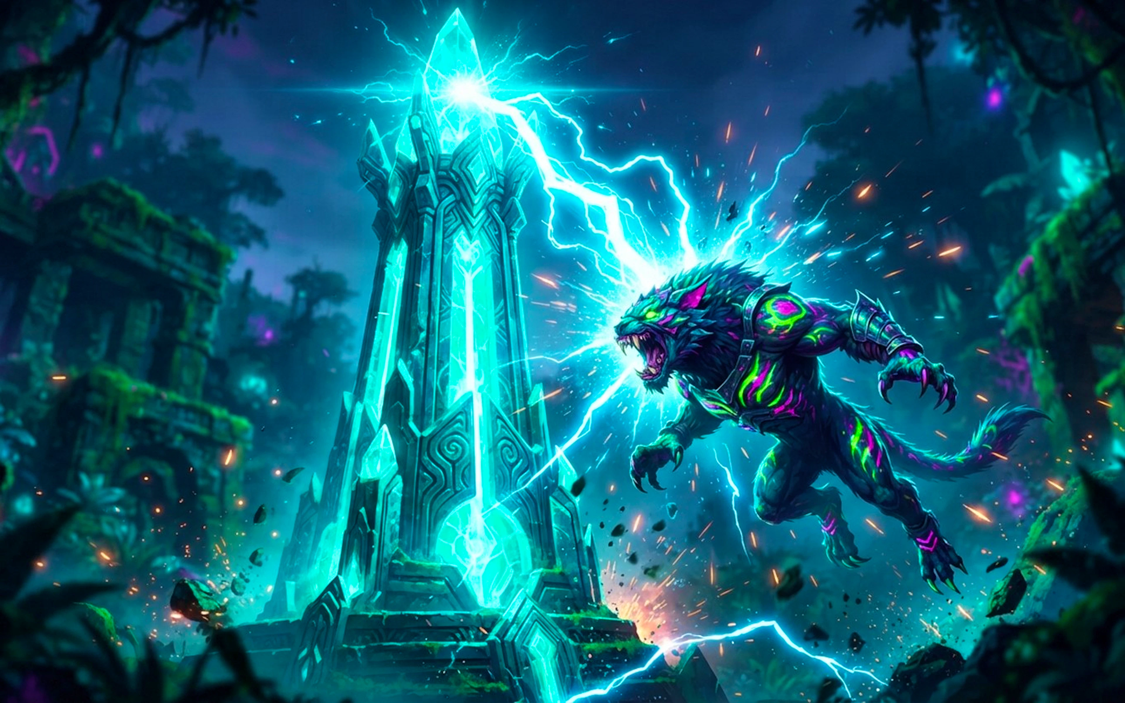 Neon Ruins TD