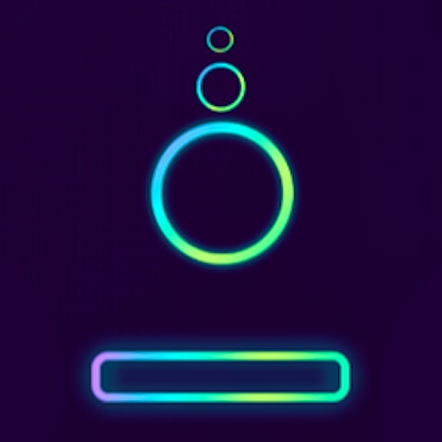 Neon Pong By Gamepix