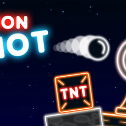 Neon Shot Online action Games on taptohit.com