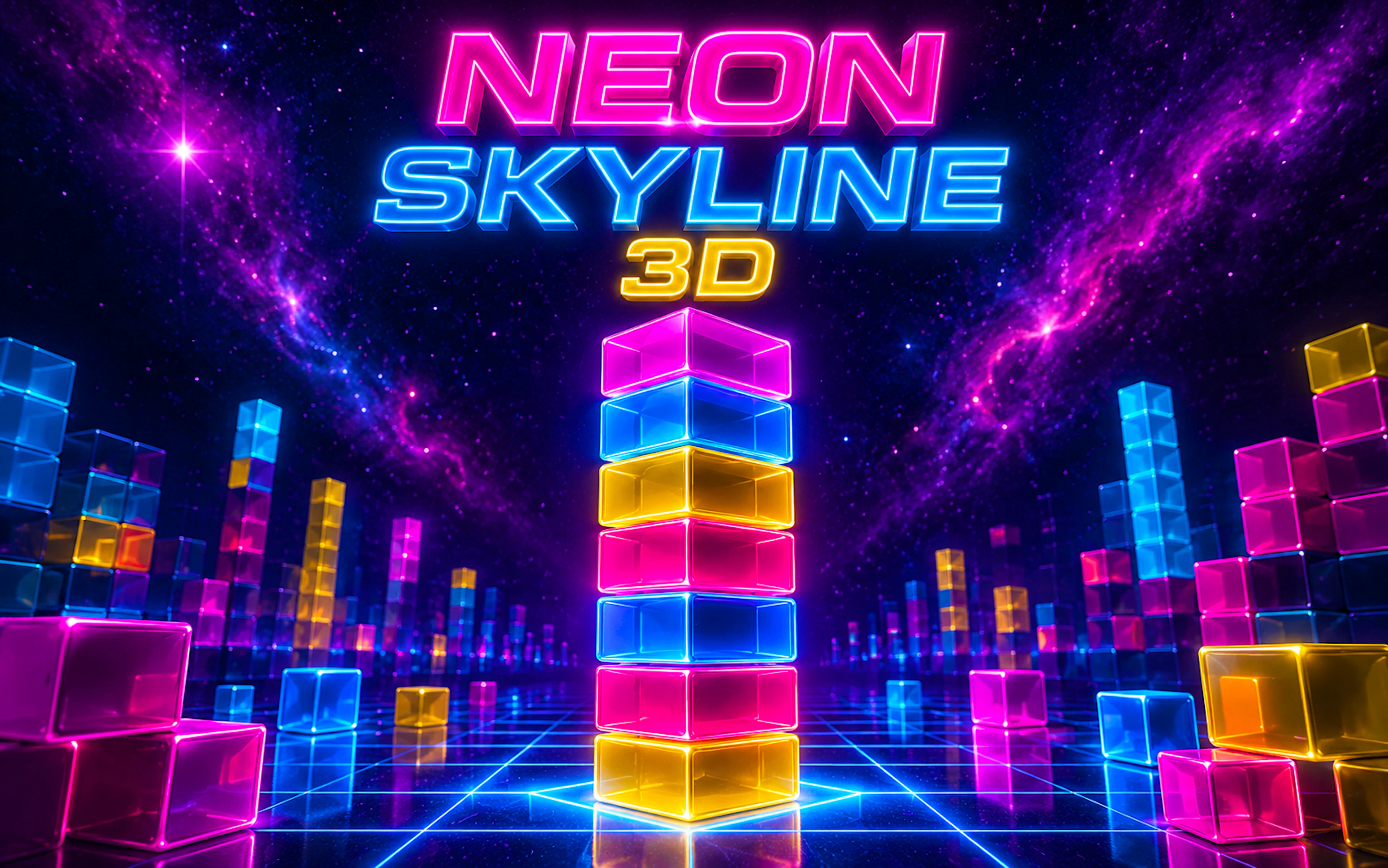 Neon Skyline 3D