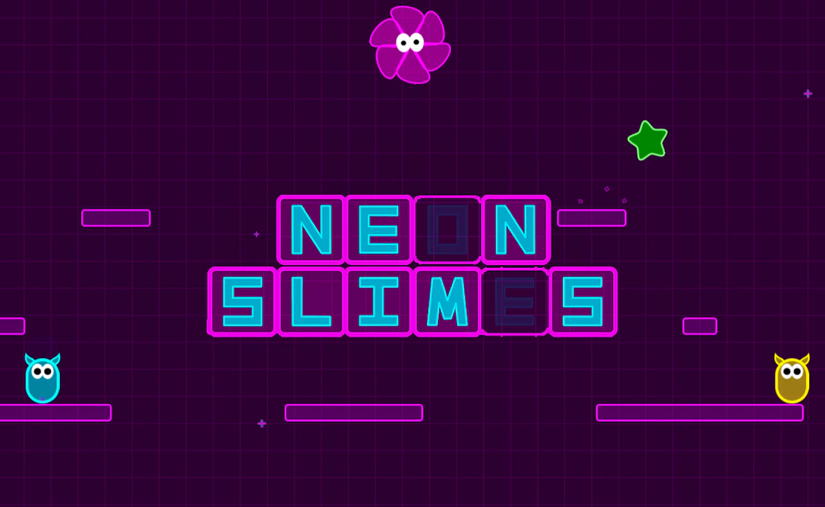 Play Neon Slimes — free online Action game