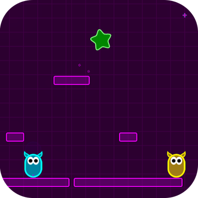 Neon Slimes By Gamepix