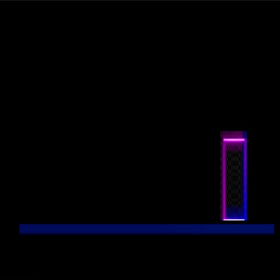 Neon Square Rush By Gamepix
