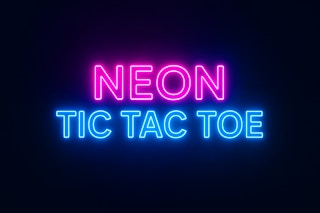 Neon Tic-Tac-Toe