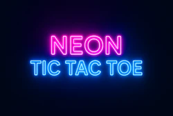 Neon Tic-Tac-Toe