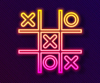 Neon Tic-Tac-Toe