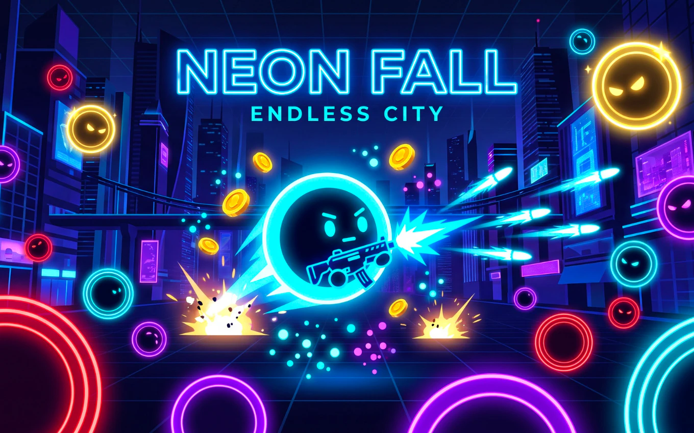 NeonFall Endless City