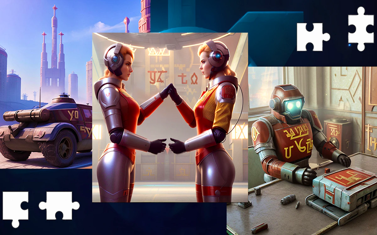 Play Neuro Puzzles - Soviet Future — free online Puzzle game