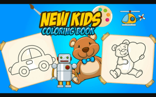 New Kids Coloring Book game cover