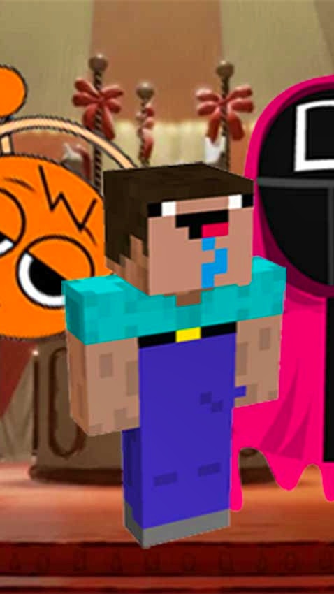 Nextbots on Minecraft Squid Game Sprunki