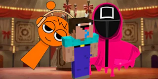 Nextbots on Minecraft Squid Game Sprunki thumbnail