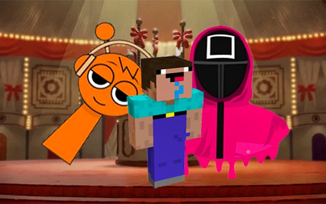 Nextbots On Minecraft Squid Game Sprunki