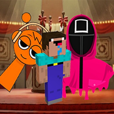 Nextbots on Minecraft Squid Game Sprunki By Gamepix