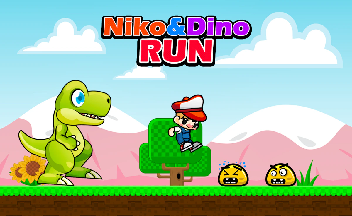 Play Niko and Dino Run — free online Dinosaur game