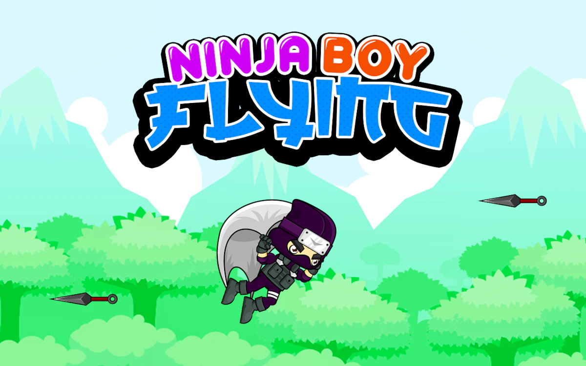 Play Ninja Boy Flying — free online Arcade game