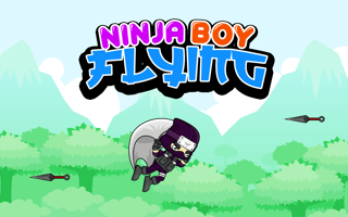 Ninja Boy Flying