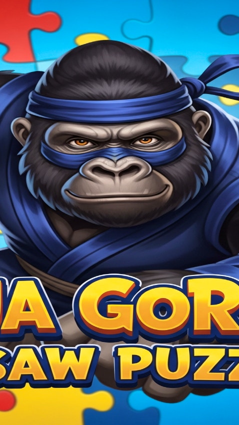 Ninja Gorilla Jigsaw Puzzles