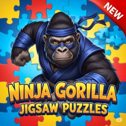 Ninja Gorilla Jigsaw Puzzles
