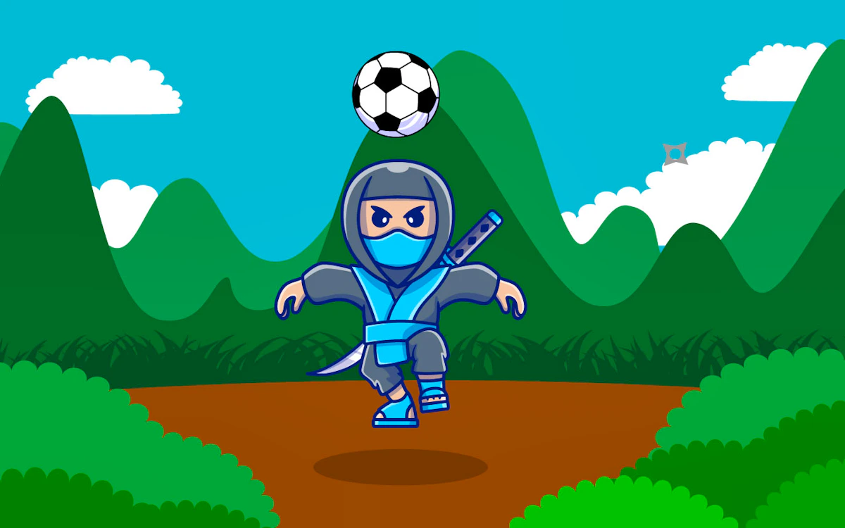 Play Ninja Head Ball — free online Sports game
