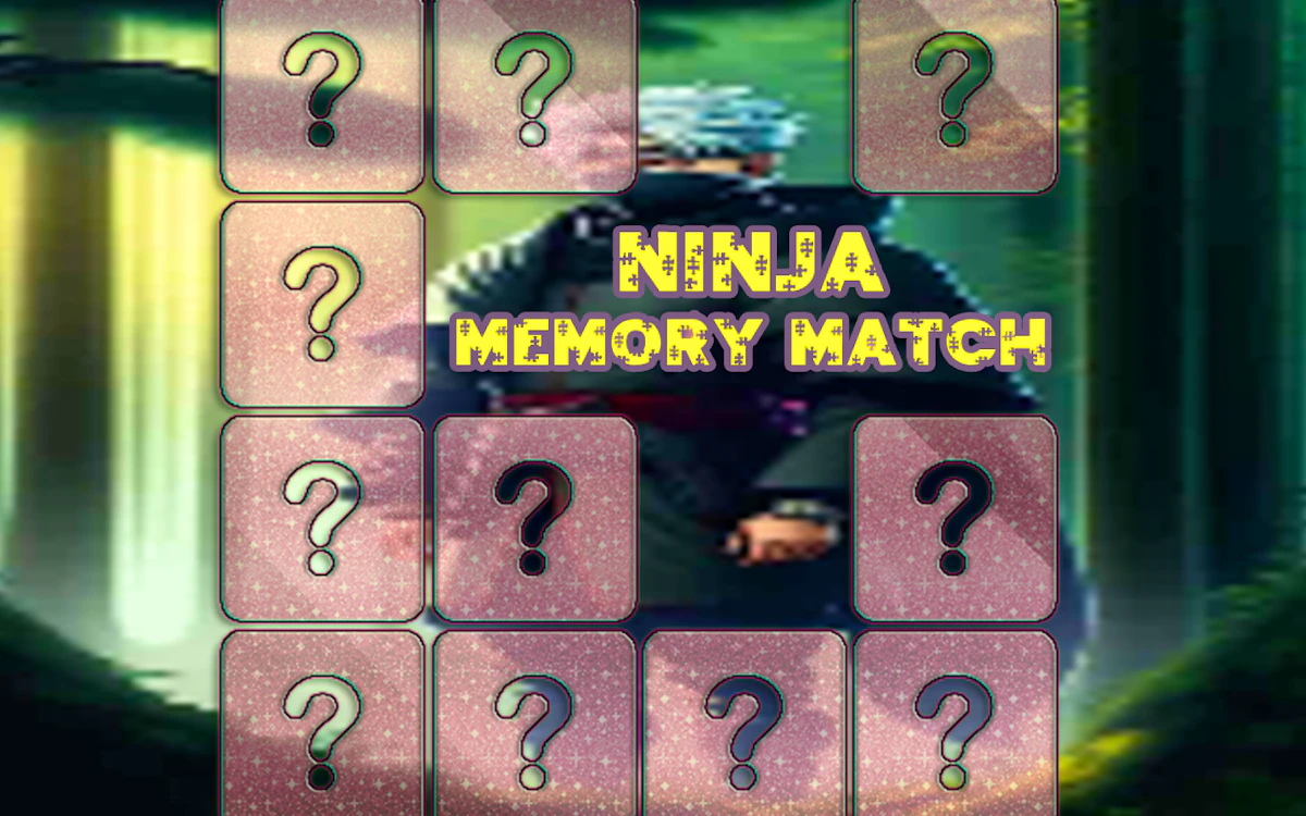 Play Ninja Memory Match — free online Ninja game