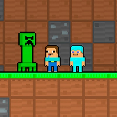 Noob and Pro Monster School By Gamepix