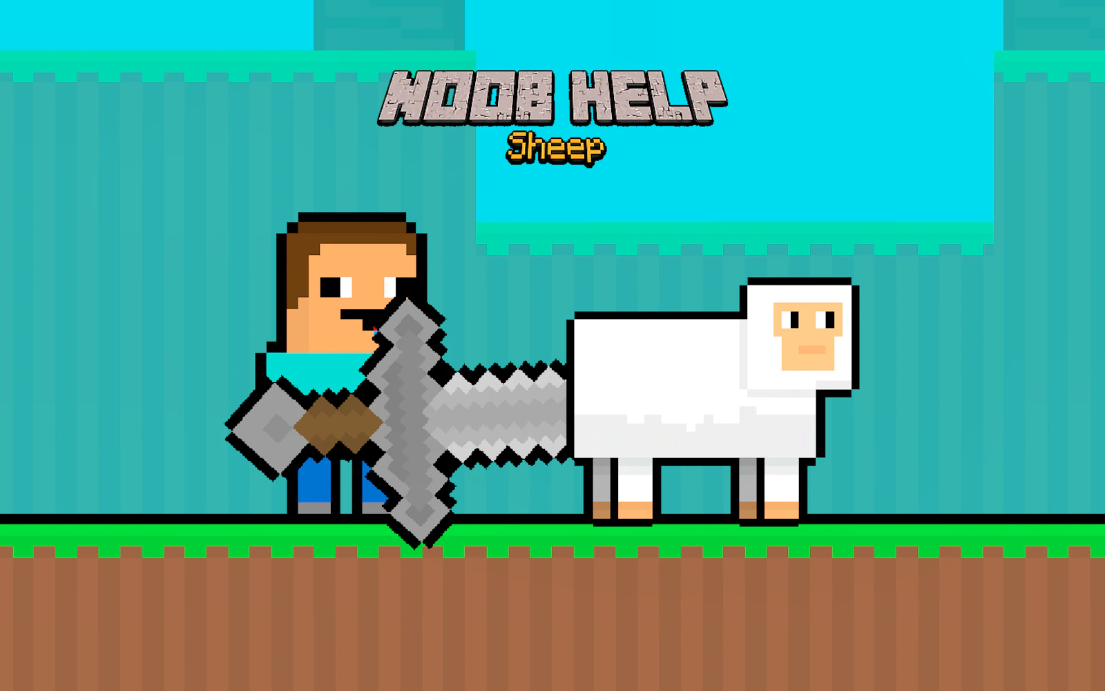 Noob Help Sheep — free online arcade game on Glaze Games