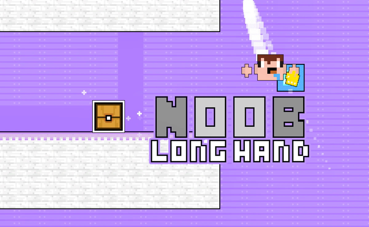 Play Noob Long Hand — free online Adventure game