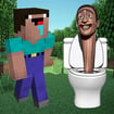 Noob Mineblox Hunt Skibidi Toilet