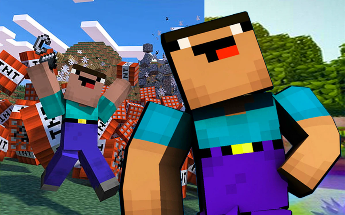 Play Noob Minecraft Reassembled — free online Puzzle game